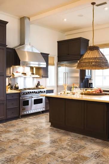 Large-format kitchen floor tile, tile style inspiration